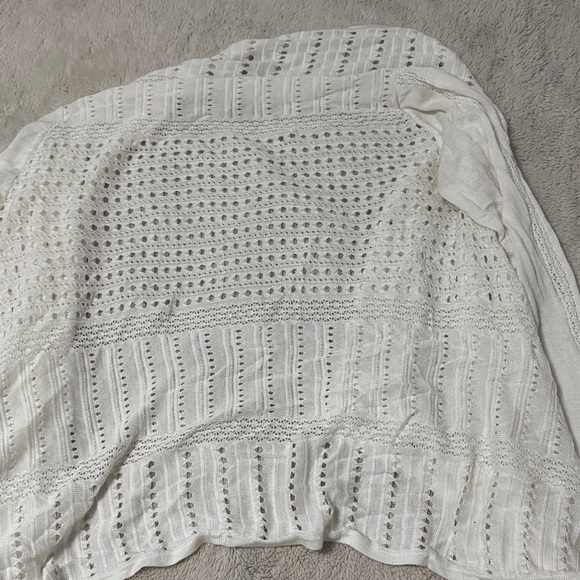 Ivory Open-Front Cardigan - L - Picture 9 of 9